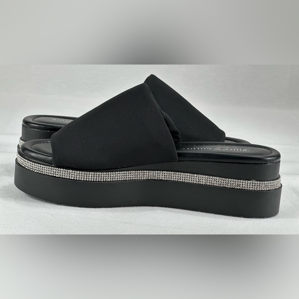 Juicy Couture Black Sandals with Metallic Accents Size-6 - Picture 12 of 12